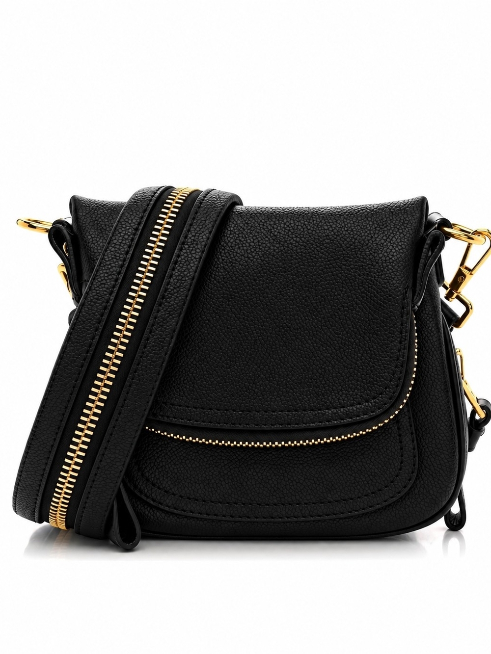 Tom Ford Jennifer Black Leather Bag
